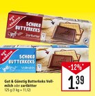 Butterkeks Vollmilch oder zartbitter im Angebot bei Marktkauf in Freiburg Butterkeks Vollmilch oder zartbitter Angebote von Gut & Günstig bei Marktkauf Freiburg für 1,39 €