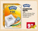 Aktuelle Staubsauger Angebote bei E center in Mannheim Aktuelles Staubfilterbeutel Y05 Angebot bei E center in Mannheim ab 9,99 €