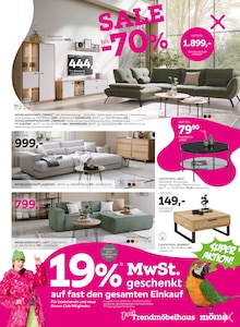 Wohnzimmertisch im aktuellen mömax Prospekt (Mannheim) Wohnzimmertisch im mömax Prospekt "SALE bis -70%" mit 16 Seiten (Mannheim)