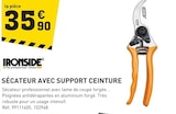 Promo Sécateur avec support ceinture à 35,90 € dans le catalogue Tout Faire à Limogne-en-Quercy