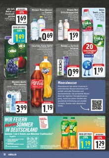 Coca Cola im EDEKA Prospekt "Aktuelle Angebote" mit 24 Seiten (Würselen)