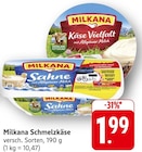 Käse Vielfalt im Angebot bei EDEKA in Homburg Käse Vielfalt Angebote von Milkana bei EDEKA Homburg für 1,99 €