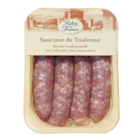 4 saucisses de Toulouse recette Traditionnelle REFLETS DE FRANCE à 3,60 € dans le catalogue Carrefour