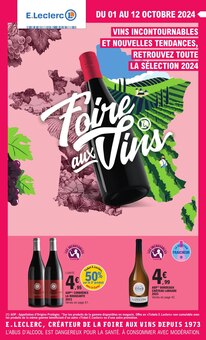 Prospectus E.Leclerc en cours, "Foire aux Vins", page 1 sur 88