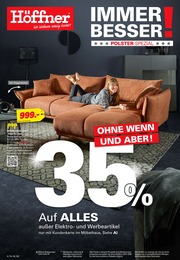 Wohnlandschaft Angebot im aktuellen Höffner Prospekt auf Seite 1