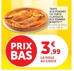 U Express Courbevoie - Promo Tarte clafoutis aux pommes Promo Tarte clafoutis aux pommes à 3,99 € dans le catalogue U Express à Courbevoie