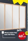 Miroir atelier Nae bois en promo chez Maxi Bazar Calais à 49,99 €