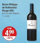 Rouge AOC von Baron Philippe de Rothschild im aktuellen V-Markt Prospekt für 4,99 €