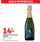 Champagne - JEAN-MARIE MERCIER en promo chez Auchan Hypermarché Neuville-en-Ferrain à 14,50 €