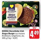 Herzstücke Irish Angus Burger bei EDEKA im Freiburg Prospekt für 4,49 €