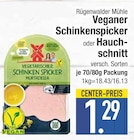 Veganer Schinkenspicker von Rügenwalder Mühle im aktuellen EDEKA Prospekt für 1,29 €