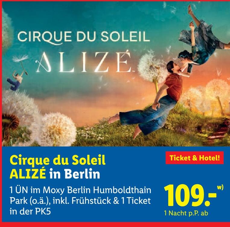 Cirque du Soleil ALIZÉ in Berlin