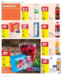 Prix et réduction Cola dans le prospectus Carrefour Market en cours Offre Cola dans le catalogue Carrefour Market du moment à la page 40