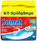Classic Pulver oder Excellence Premium Geschirrreiniger von Somat für 4,99 € bei REWE im Angebot Classic Pulver oder Excellence Premium Geschirrreiniger von Somat im aktuellen REWE Prospekt