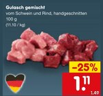 Gulasch gemischt Angebote bei Netto Marken-Discount Straubing für 1,11 €