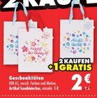 Geschenktüten für 2,00 € bei Mäc-Geiz im Angebot Geschenktüten im aktuellen Mäc-Geiz Prospekt