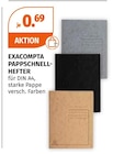 PAPPSCHNELLHEFTER von EXACOMPTA im aktuellen Müller Prospekt für 0,69 €