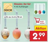 Glaseier, 3er Set im Angebot bei Netto Marken-Discount in Hilden Glaseier, 3er Set Angebote von DEKOR bei Netto Marken-Discount Hilden für 2,99 €