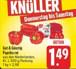 Aktuelle Paprika Angebote bei EDEKA in Nürnberg Aktuelles Paprika rot Angebot bei EDEKA in Nürnberg ab 1,49 €