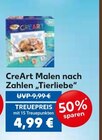 Malen nach Zahlen 'Tierliebe' im EDEKA Prospekt Malen nach Zahlen 'Tierliebe' von RAVENSBURGER im aktuellen EDEKA Prospekt für 4,99 €
