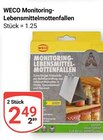 Monitoring-Lebensmittelmottenfallen Angebote von WECO bei GLOBUS Pirmasens für 2,49 €
