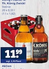 Aktuelles König Pilsener oder Th. König Zwickl Angebot bei Getränkewelt in Oberhausen ab 11,99 €