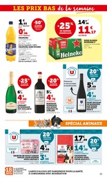 Prix et réduction Alimentation Chien dans le prospectus Super U en cours Offre Alimentation Chien dans le catalogue Super U du moment à la page 15
