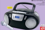 Boombox SCD 5800 Angebote von soundmaster bei Marktkauf Altenburg für 42,99 €