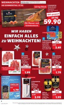 Aktionen Angebot im Kaufland Prospekt, gültig von 07.12.2023 bis 13.12.2023 Aktionen Angebot im aktuellen Kaufland Prospekt auf Seite 8