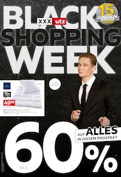 Aktueller XXXLutz Möbelhäuser Prospekt mit Schlafzimmer, "BLACK WEEK SHOPPING", Seite 1