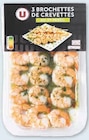 Brochette de queues de crevettes cuites - U dans le catalogue U Express