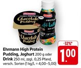 Aktuelles High Protein Pudding Angebot bei EDEKA in Ettlingen ab 1,00 €
