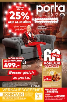 porta Möbel Leverkusen Prospekt der aktuellen Woche, gültig von 26.10.2025 bis 02.11.2025 Aktueller porta Möbel Leverkusen Prospekt "DIE MÖBILÄUMS-SPAR-SHOW" mit 12 Seiten