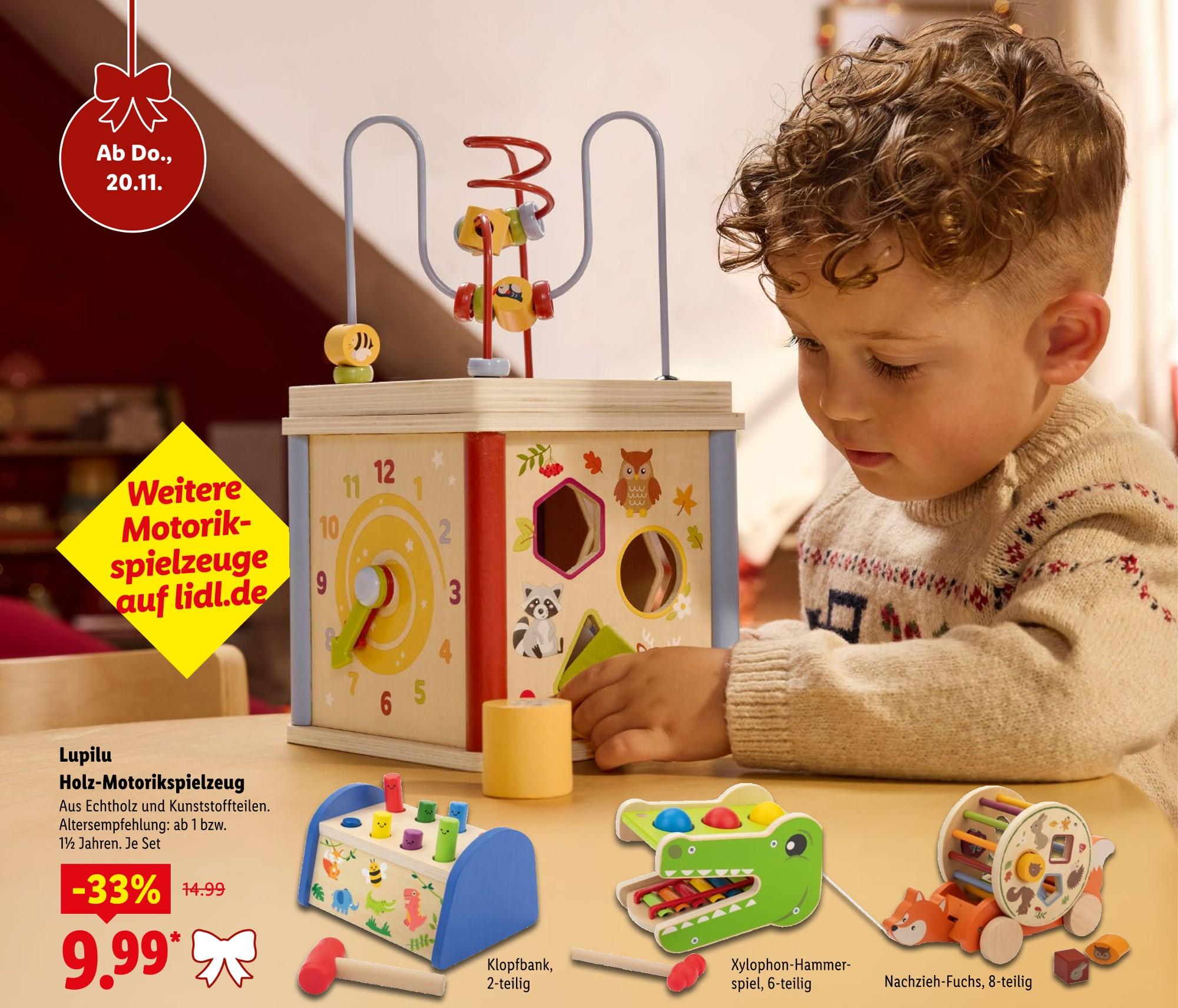 Holz-Motorikspielzeug