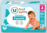 Couches Essentiel - U TOUT PETITS en promo chez Super U Élancourt à 6,00 €