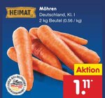 Wurzelgemuese im Netto Marken-Discount Prospekt Möhren von Heimat im aktuellen Netto Marken-Discount Prospekt für 1,11 €