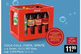 Aktuelle Coca Cola Angebote bei EDEKA in Gladbeck Aktuelles Coca-Cola, Fanta, Sprite Angebot bei EDEKA in Gladbeck ab 11,99 €