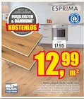 Klick-Laminat Eiche rustik natur Angebote von ESPRIMO loc bei wohnen & sparen Wiegand Coburg für 12,99 €