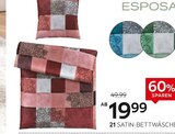 Satin-Bettwäsche-Garnitur im XXXLutz Möbelhäuser Prospekt Satin-Bettwäsche-Garnitur von Esposa im aktuellen XXXLutz Möbelhäuser Prospekt für 19,99 €