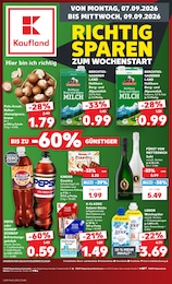 Kaufland Prospekt "Hier bin ich richtig", 77 Seiten, 07.09.2026 - 07.09.2026 Aktueller Kaufland Prospekt, "Hier bin ich richtig", mit Angeboten der Woche, gültig von 07.09.2026 bis 07.09.2026