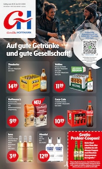 Coca Cola im Getränke Hoffmann Prospekt "Aktuelle Angebote" mit 8 Seiten (Düren)