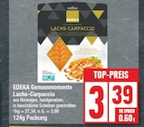 Lachs-Carpaccio von EDEKA Genussmomente im aktuellen EDEKA Prospekt für 3,39 €