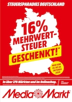MediaMarkt Prospekt für Berlin mit 1 Seiten MediaMarkt Prospekt für Berlin: "16% Mehrwertsteuer geschenkt!", 1 Seiten, 23.10.2020 - 25.10.2020