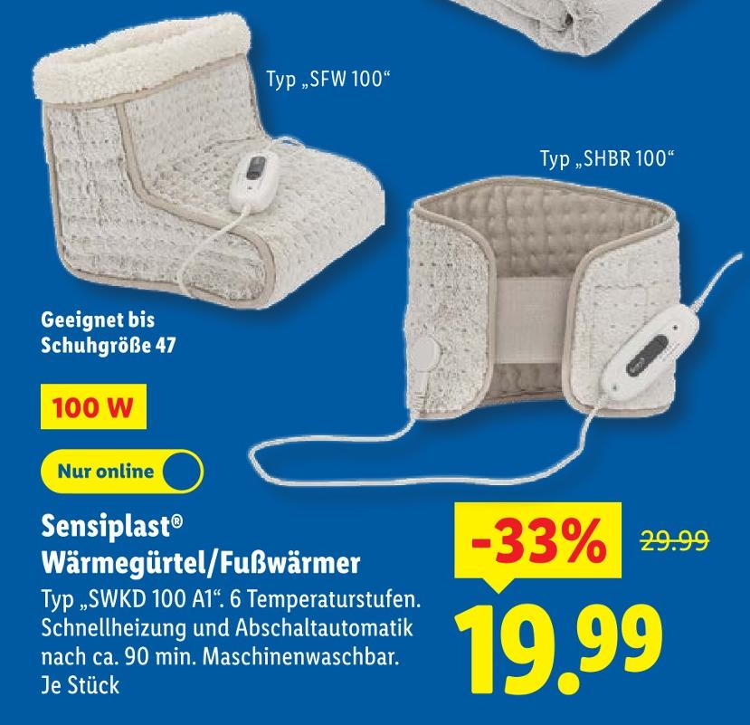 Wärmegürtel Typ SFW 100