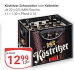 Schwarzbier im Angebot bei GLOBUS in Mannheim Schwarzbier Angebote von Köstritzer bei GLOBUS Mannheim für 12,99 €