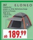 Zelt Angebote von ELONEO bei Marktkauf Voerde für 189,99 €