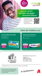 Apotheken Prospekt von mea - meine apotheke in Buttenwiesen Aktueller mea - meine apotheke Apotheken Prospekt für Buttenwiesen: Unsere Juni-Angebote mit 4} Seiten, 01.06.2026 - 30.06.2026