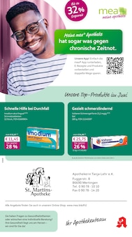 mea - meine apotheke Prospekt der KW 23 "Unsere Juni-Angebote" Aktueller mea - meine apotheke Prospekt "Unsere Juni-Angebote" Seite 1 von 4 Seiten