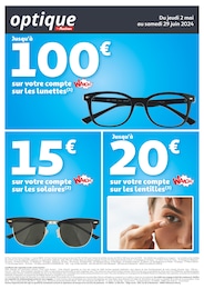 Offre Lunettes de soleil dans le catalogue Auchan Hypermarché du moment à la page 1