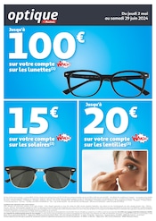 Promos Mode dans le catalogue "optique by Auchan" de Auchan Hypermarché à la page 1